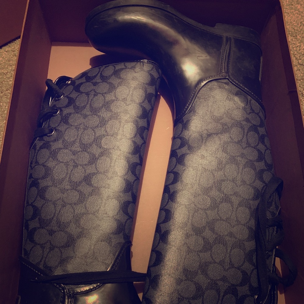 Coach rain boots